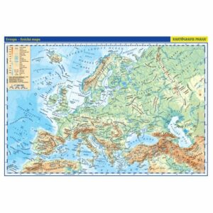 Evropa – příruční mapa