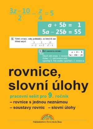 Algebra 9 (rovnice a sl.úlohy)