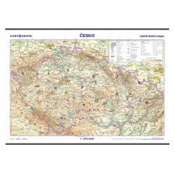 Česko – vlastivědná mapa