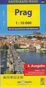 Prag - Karte touristischer Attraktionen