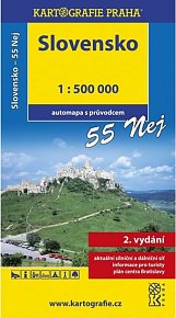 Slovensko 55 Nej – automapa s průvodcem