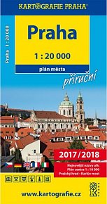 Praha – plán města (skládaná mapa)
