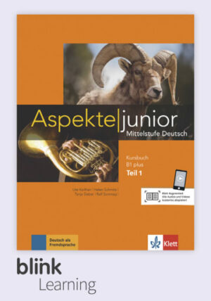 Aspekte junior B1.1+  – Kursbuch Blink – učitel 3 roky