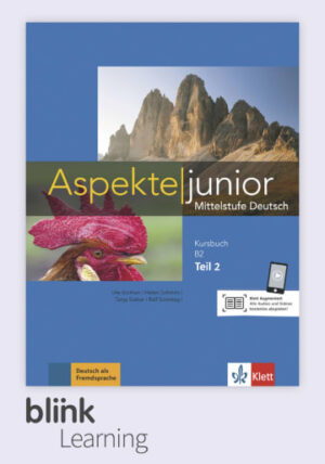 Aspekte junior B2.2 – Kursbuch Blink – učitel 3 roky