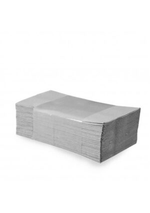 Pap. ručník skládaný Z-Z 1vr., šedý, recykl., 25x23cm, 4000 útržků /60019