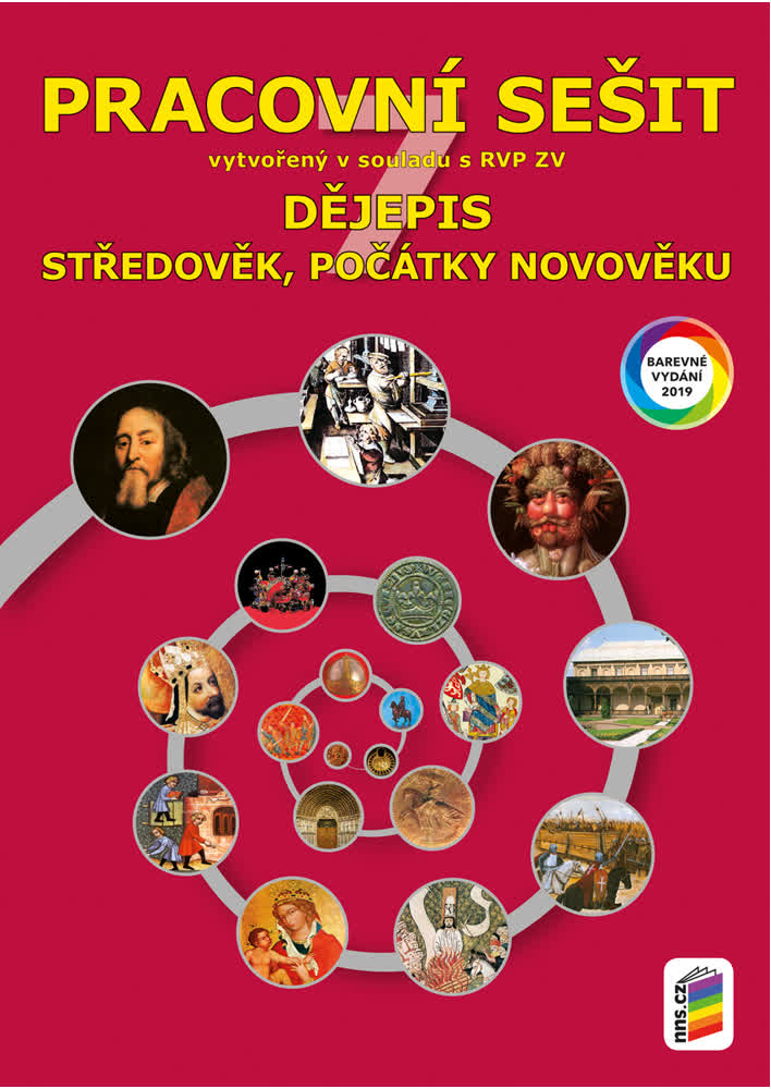 Dějepis 7 – Středověk, počátky novověku (barevný pracovní sešit)