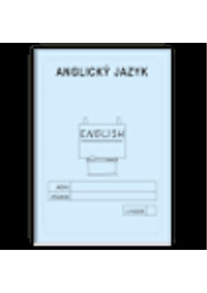 Anglický jazyk 4, světle modrá