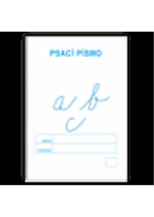 Psací písmo - sešit
