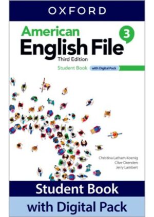 American English File Third Edition Level 3: Student's Book with Digital pack