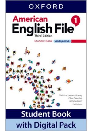 American English File Third Edition Level 1: Student's Book with Digital pack