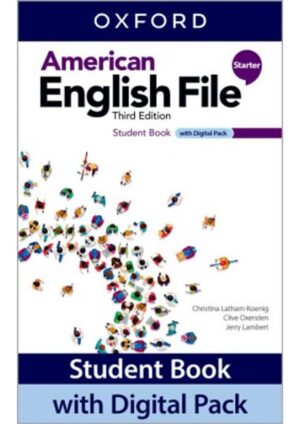 American English File Third Edition Level Starter: Student's Book with Digital pack