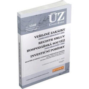 ÚZ č. 1546 - Veřejné zakázky, Ochrana hosp. soutěže, Veřejná podp., Investiční pob.