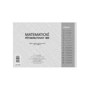Matematické pětiminutovky I - VYPRODÁNO