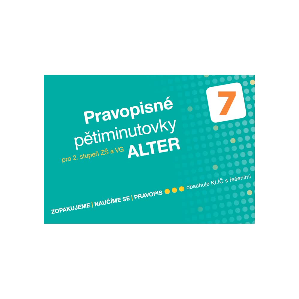 Pravopisné pětiminutovky 7. ročník
