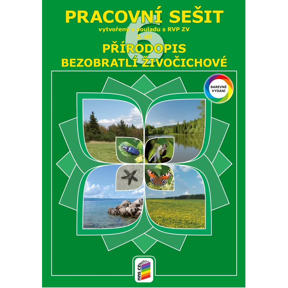 Přírodopis 6, 2. díl – Bezobratlí živočichové (barevný pracovní sešit)