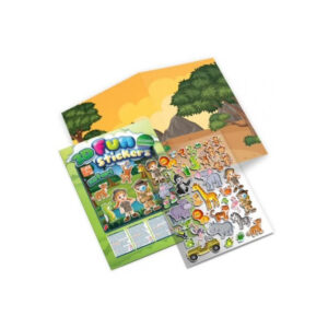 Veselé safari s 3D samolepkami