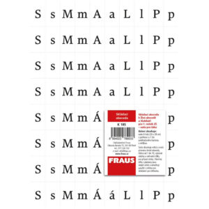 Český jazyk 1 – A/S metoda – skládací abeceda – sada pro žáka