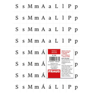 Český jazyk 1 – A/S metoda – skládací abeceda – sada pro třídu [20 žáků]