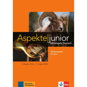 Aspekte junior 1 (B1+) – Medienpaket (3Audio CD + DVD) - doprodej