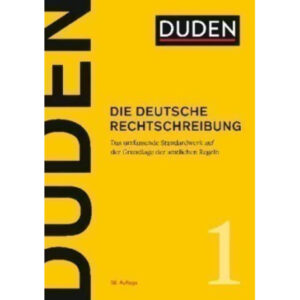 Bd. 1, Rechtschreibung
