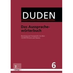 Bd. 6, Aussprachewörterbuch