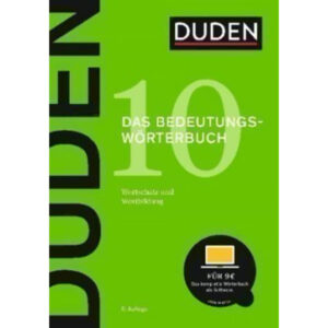 Bd. 10, Bedeutungswörterbuch