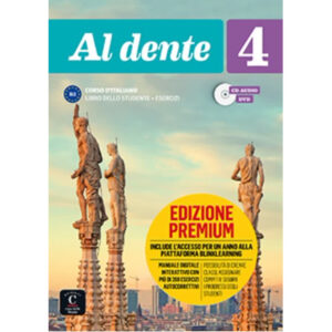 Al dente 4 (B2) – Premium Libro dello studente/Quaderno degli esercizi + MP3/Video Scarica