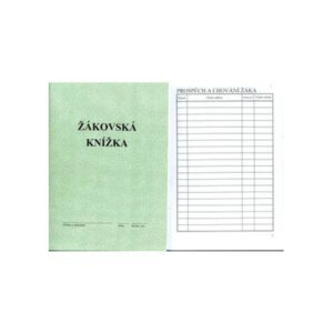Žákovská knížka ZELENÁ pro 1. a 2. stupeň ZŠ