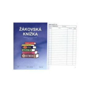 Žákovská knížka MODRÁ - hodnocení a sebehod.s vyznač.předměty 2.stupeň