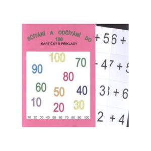 Sčítání a odčítání do 100 - 16 karet