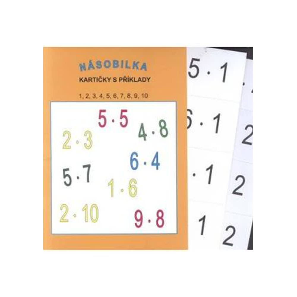 Násobilka malá 1,2,3,4,5,6,7,8,9,10 - 12 karet