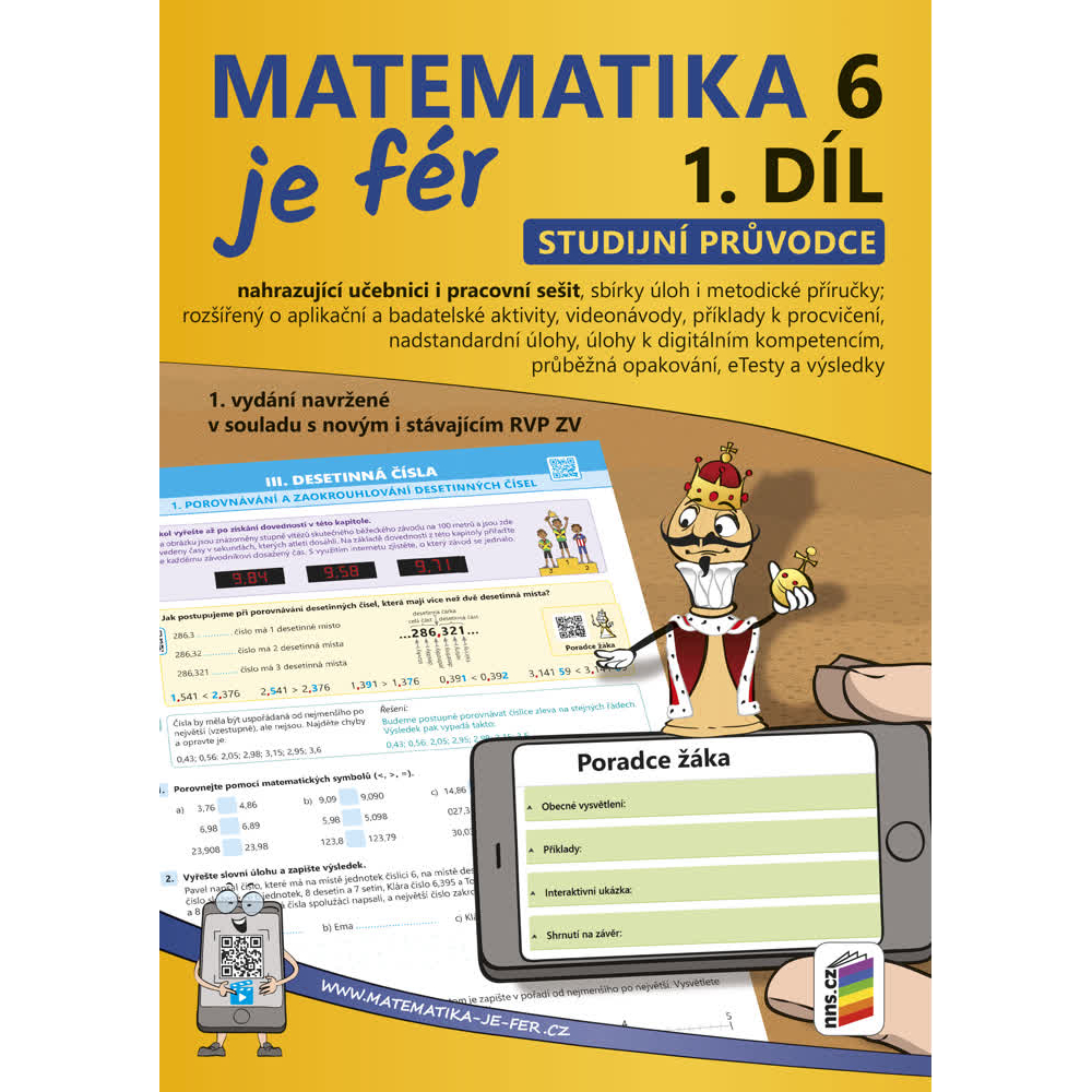 Matematika je fér 6. ročník - 1. díl (studijní průvodce) - NOVINKA