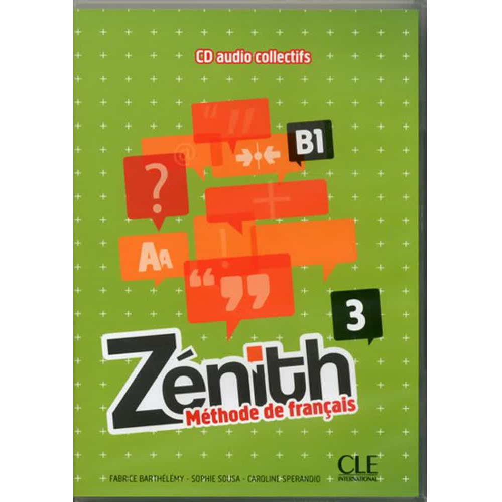 Zénith,3 CD audio collectifs